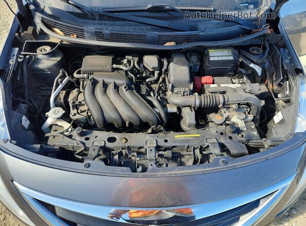 3N1CN7AP2GL871243 2016 NISSAN VERSA Gray Widok wnętrza z tyłu