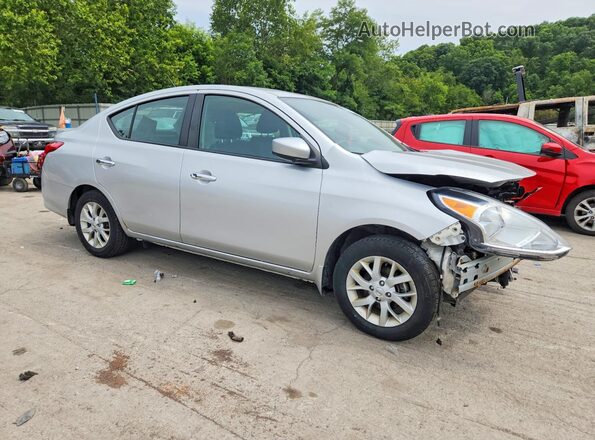 3N1CN7AP2KL821113 2019 NISSAN VERSA Silver Передня права чверть
