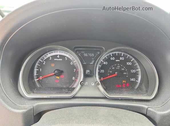 3N1CN7AP2KL821113 2019 NISSAN VERSA Silver Вид щитка приладів