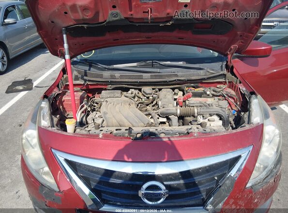 3N1CN7AP2KL834749 2019 NISSAN VERSA Red Rear view