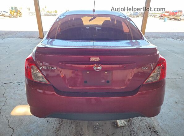 3N1CN7AP2KL863684 2019 NISSAN VERSA Red Vista trasera
