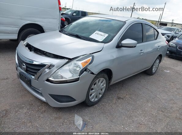 3N1CN7AP3GL815876 2016 NISSAN VERSA Silver წინა მარცხენა ხედი სამი მეოთხედიდან