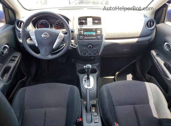 3N1CN7AP3GL832290 2016 NISSAN VERSA Blue Вид панелі приладів
