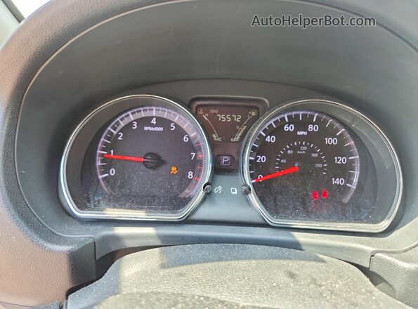 3N1CN7AP3GL890626 2016 NISSAN VERSA Black Вид щитка приладів