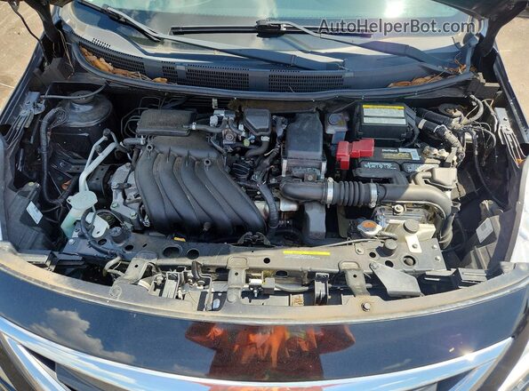 3N1CN7AP3GL890626 2016 NISSAN VERSA Black Вид задньої частини салону