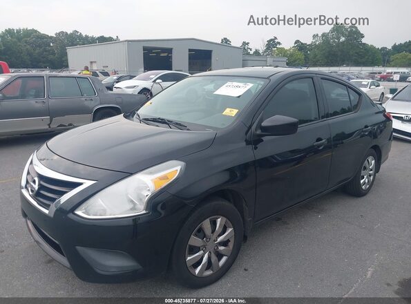 3N1CN7AP3HL832159 2017 NISSAN VERSA Черный Передняя левая четверть