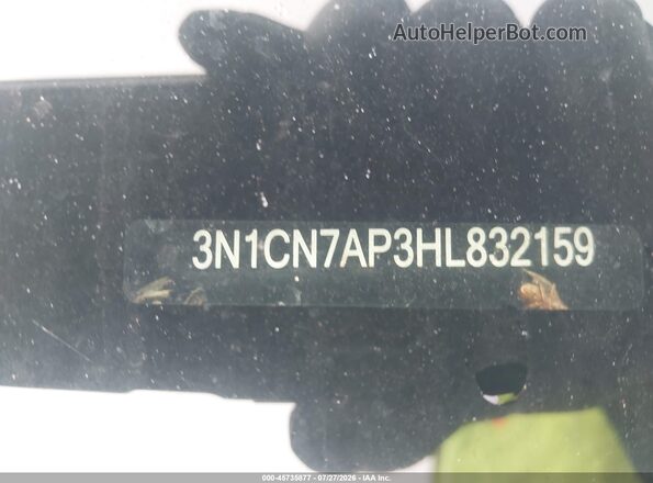 3N1CN7AP3HL832159 2017 NISSAN VERSA Черный Вид подкапотного пространства