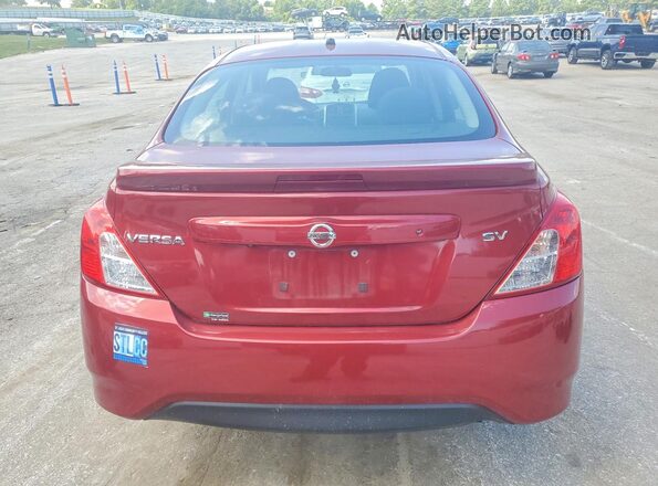 3N1CN7AP3KL861328 2019 NISSAN VERSA Burgundy Vista trasera