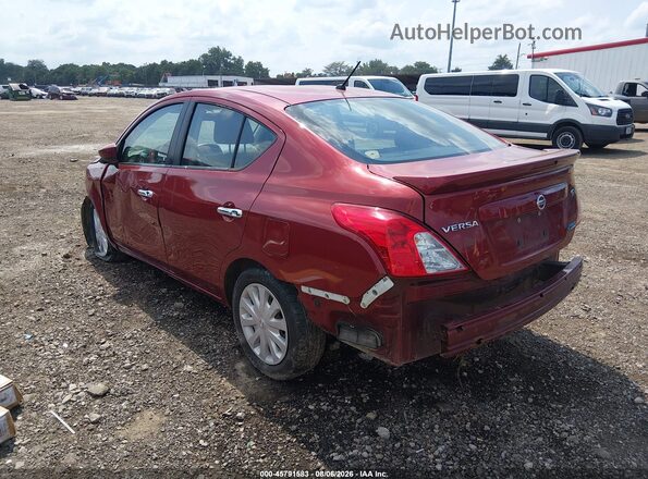 3N1CN7AP4GL816776 2016 NISSAN VERSA Maroon Trasero izquierdo