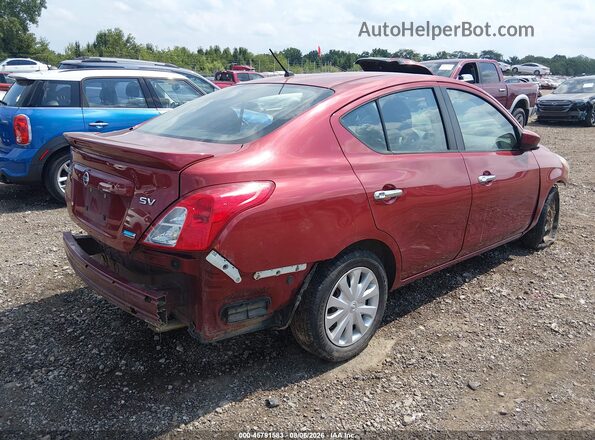 3N1CN7AP4GL816776 2016 NISSAN VERSA Maroon Trasero derecho