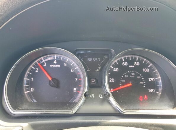 3N1CN7AP4GL859174 2016 NISSAN VERSA Gray Вид щитка приладів