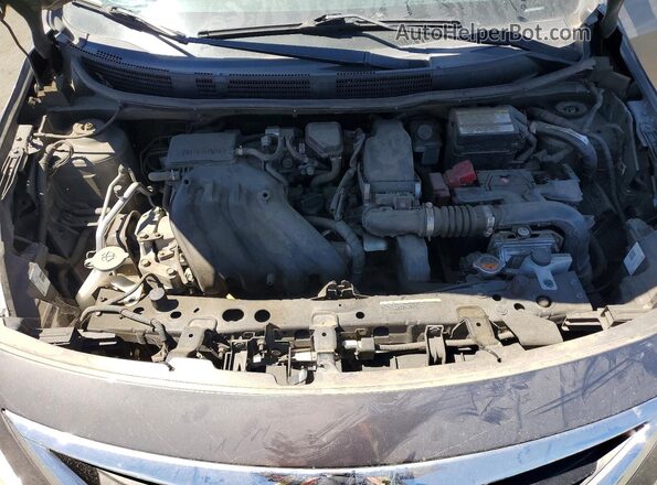 3N1CN7AP4GL859174 2016 NISSAN VERSA Gray Вид задньої частини салону
