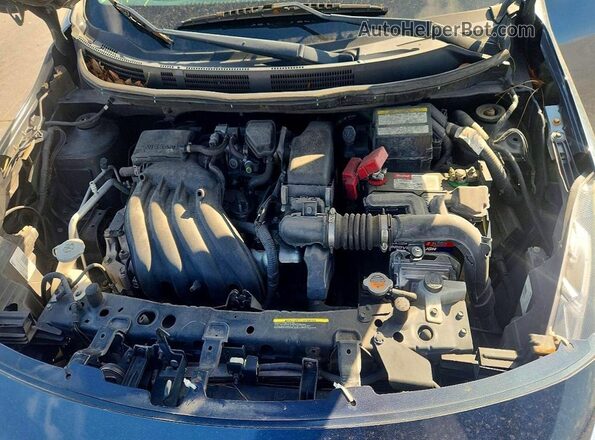 3N1CN7AP4GL868182 2016 NISSAN VERSA Blue Вид задньої частини салону