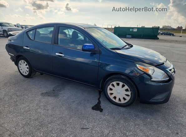 3N1CN7AP4GL868182 2016 NISSAN VERSA Blue Передня права чверть