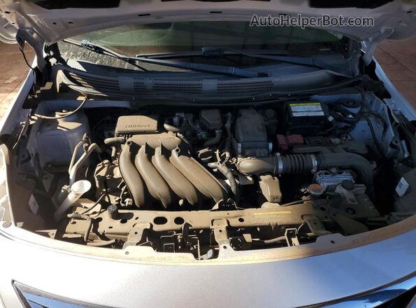 3N1CN7AP4JL814601 2018 NISSAN VERSA Silver უკანა სალონის ხედი