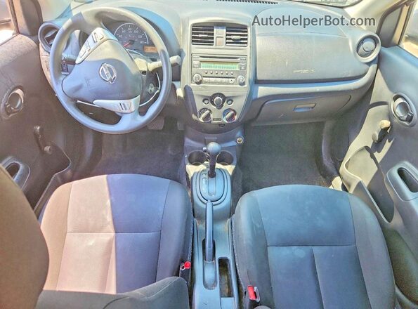3N1CN7AP4JL837702 2018 NISSAN VERSA Gray წინა პანელის ხედი