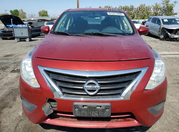 3N1CN7AP4JL841104 2018 NISSAN VERSA Red Вид спереду