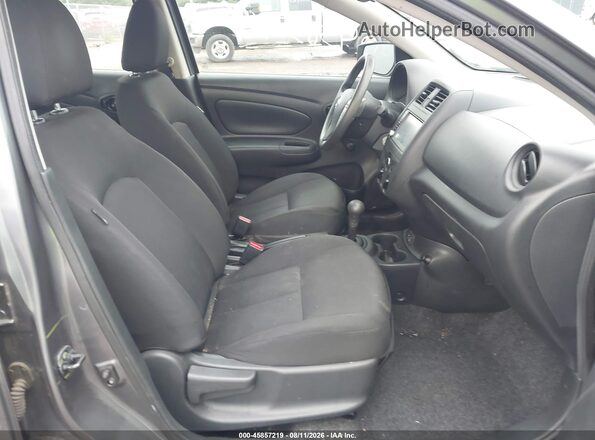 3N1CN7AP4KL829696 2019 NISSAN VERSA Gray წინა სალონის ხედი
