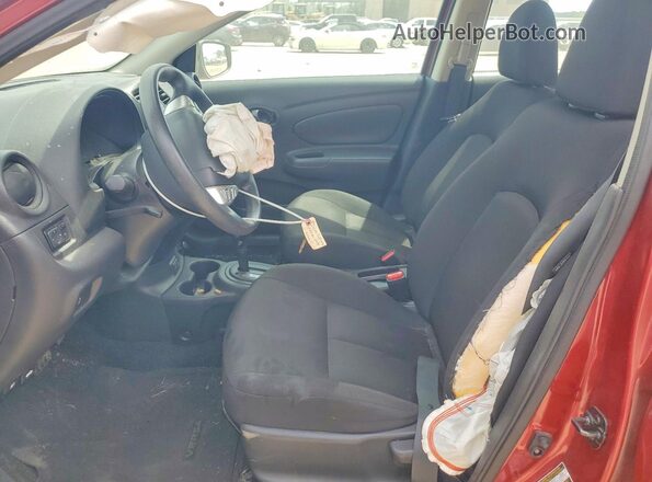 3N1CN7AP4KL868692 2019 NISSAN VERSA Red Vista interior delantera