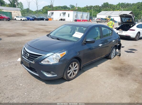 3N1CN7AP5GL866716 2016 NISSAN VERSA Blue Առջևի ձախ երեք քառորդ տեսարան