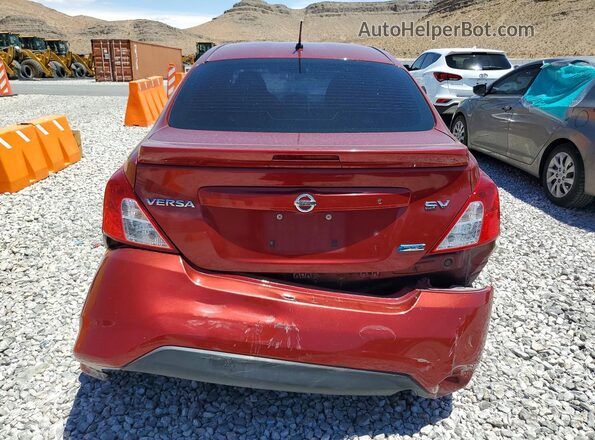 3N1CN7AP5GL872967 2016 NISSAN VERSA Burgundy Vista trasera