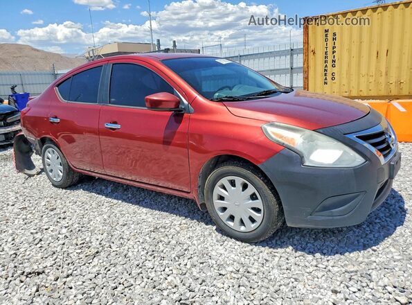 3N1CN7AP5GL872967 2016 NISSAN VERSA Burgundy Delantero derecho