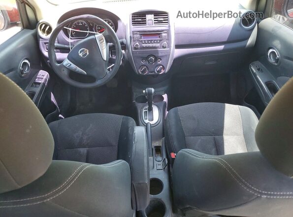3N1CN7AP5GL872967 2016 NISSAN VERSA Burgundy Vista del salpicadero