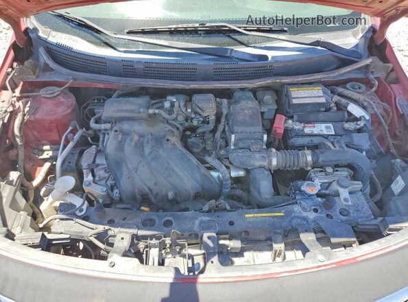 3N1CN7AP5GL872967 2016 NISSAN VERSA Burgundy Vista interior trasera