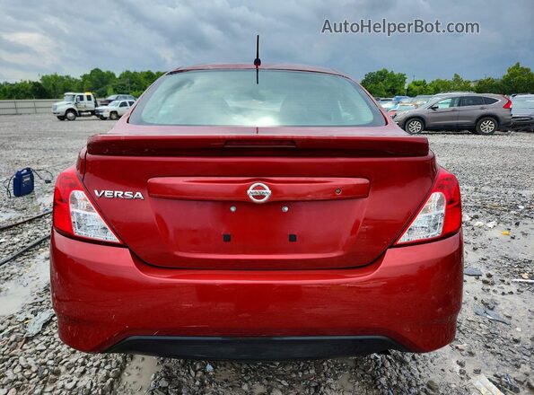 3N1CN7AP5HL893710 2017 NISSAN VERSA Red Вид ззаду
