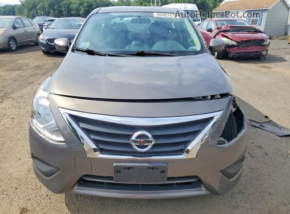 3N1CN7AP6GL852422 2016 NISSAN VERSA Gray Вид спереду