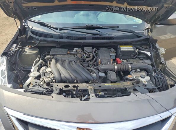 3N1CN7AP6GL852422 2016 NISSAN VERSA Gray Вид задньої частини салону