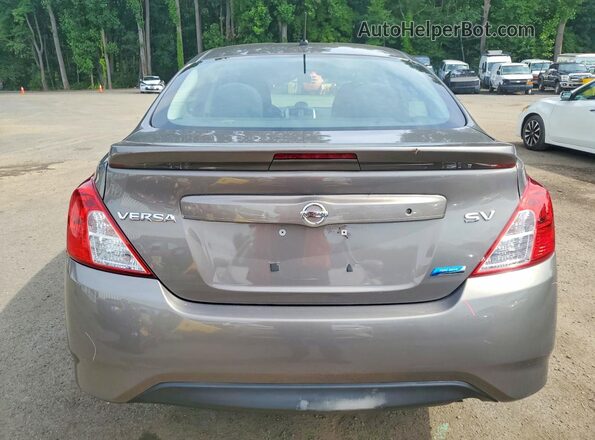 3N1CN7AP6GL852422 2016 NISSAN VERSA Gray Вид ззаду