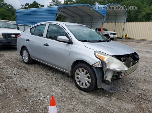 3N1CN7AP6GL866255 2016 NISSAN VERSA Silver Передня права чверть