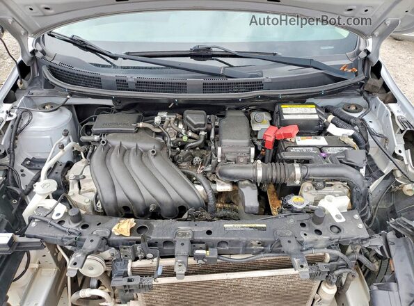 3N1CN7AP6GL866255 2016 NISSAN VERSA Silver Вид задньої частини салону