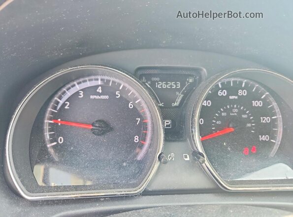 3N1CN7AP6HL842927 2017 NISSAN VERSA Blue Widok zestawu wskaźników