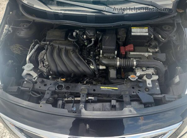 3N1CN7AP6JL811568 2018 NISSAN VERSA Black Widok wnętrza z tyłu