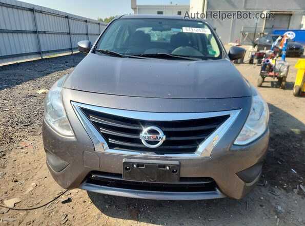 3N1CN7AP6JL837541 2018 NISSAN VERSA Gray Դիմացի տեսք