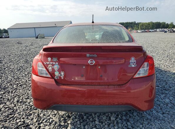 3N1CN7AP6KL861713 2019 NISSAN VERSA Красный Вид сзади