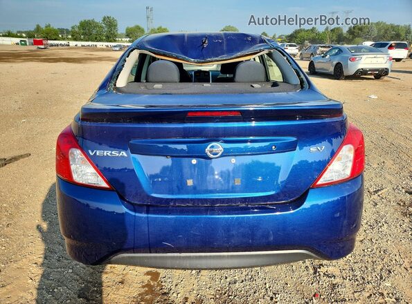3N1CN7AP6KL861940 2019 NISSAN VERSA Blue Widok z tyłu