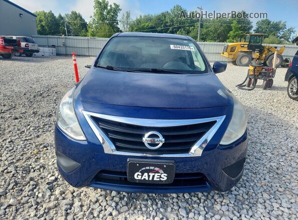 3N1CN7AP6KL866202 2019 NISSAN VERSA Blue Widok z przodu