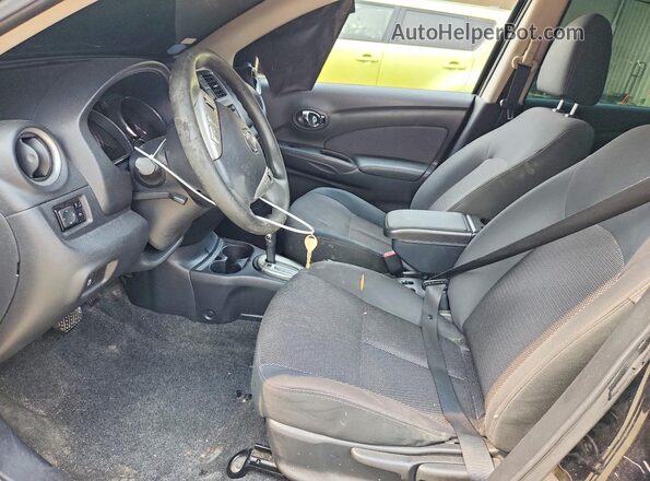 3N1CN7AP7GL848461 2016 NISSAN VERSA Black Widok wnętrza z przodu