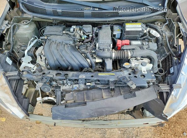 3N1CN7AP7GL849013 2016 NISSAN VERSA Gray Widok wnętrza z tyłu