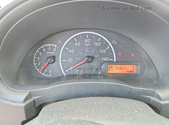 3N1CN7AP7GL849013 2016 NISSAN VERSA Gray Widok zestawu wskaźników
