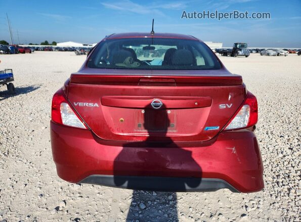 3N1CN7AP7GL858682 2016 NISSAN VERSA Red Vista trasera