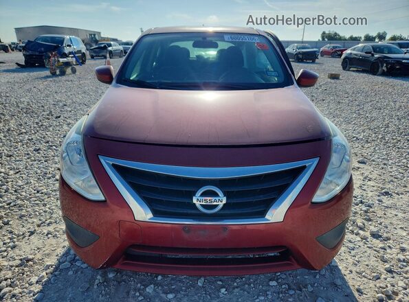3N1CN7AP7GL858682 2016 NISSAN VERSA Red Vista frontal
