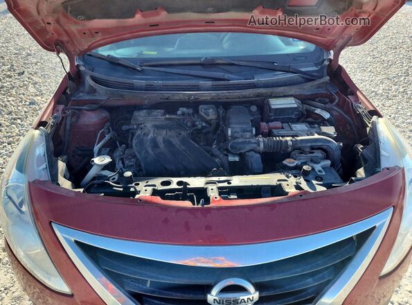 3N1CN7AP7GL858682 2016 NISSAN VERSA Red Vista interior trasera