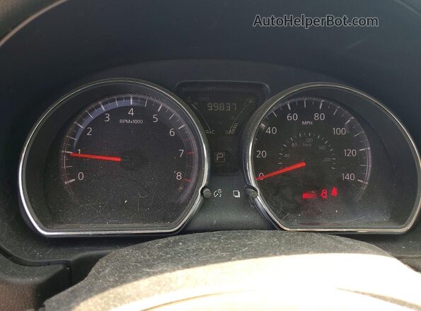 3N1CN7AP7GL874171 2016 NISSAN VERSA Blue Вид щитка приладів