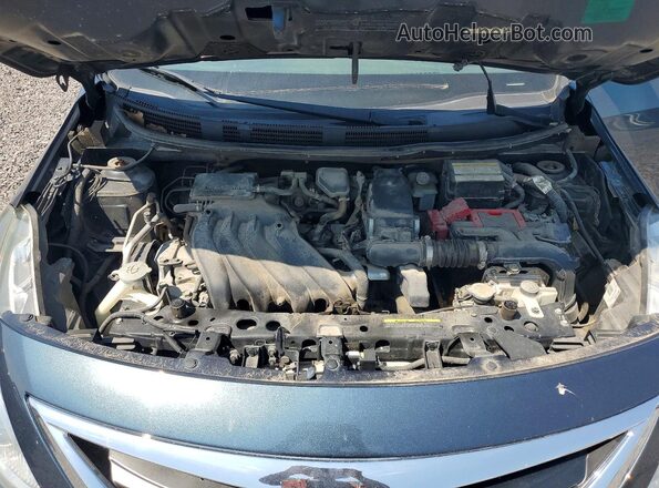 3N1CN7AP7GL874171 2016 NISSAN VERSA Blue Вид задньої частини салону