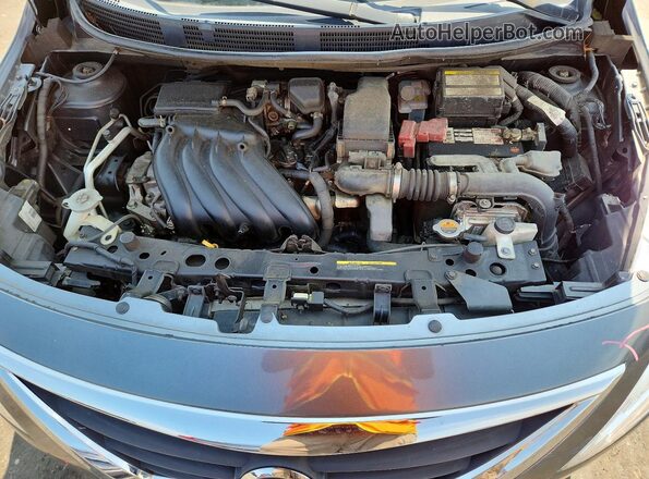 3N1CN7AP7GL890922 2016 NISSAN VERSA Gray Սալոնի հետևի տեսք