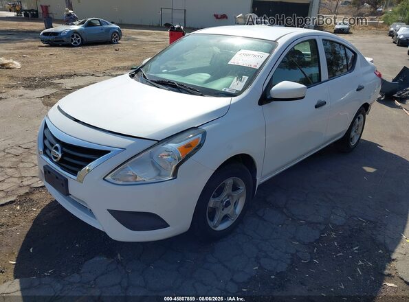 3N1CN7AP7HL830298 2017 NISSAN VERSA White Առջևի ձախ երեք քառորդ տեսարան